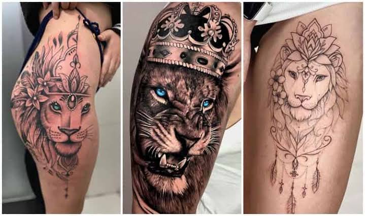 Read more about the article Olha que ideias incríveis de tattoos femininas de leão!